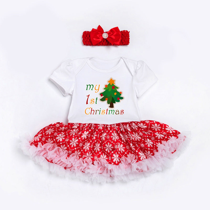 Adorable Dot Short Sleeve Baby Gown - Soft & Comfortable Sleepwear