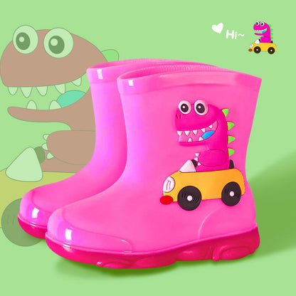 Non-Slip Velvet Rain Boots for Kids & Babies - Stylish Waterproof Rubber Shoes - Free Shipping