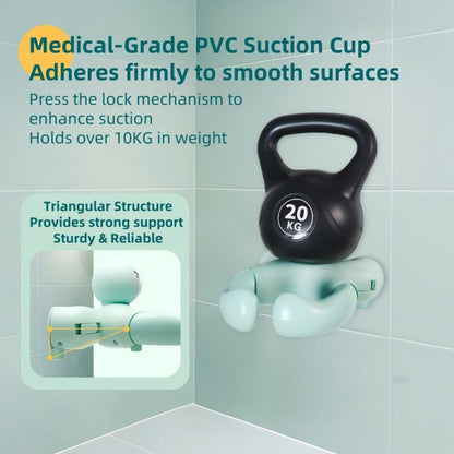 Baby Standing Bath Support - Wall Mount Adjustable Height Suction Cup Bathtub Holder - Free Shipping