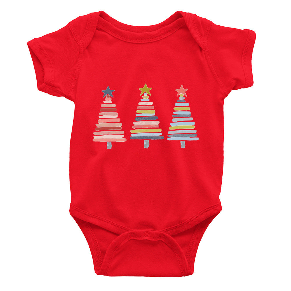 Baby Cotton Romper - Soft Short Sleeve Jumpsuit for Infants & Toddlers