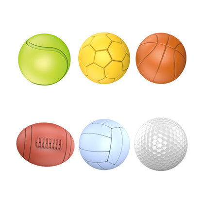 Silicone Manhattan Grip Training Ball - Baby Touch Perception & Sensory Development Toy