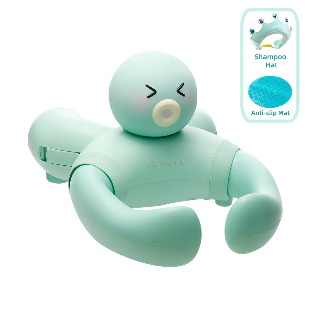 Baby Standing Bath Support - Wall Mount Adjustable Height Suction Cup Bathtub Holder - Free Shipping