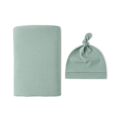 Baby Wraparound Swaddle Cloth with Rabbit Ears Hair Band - Newborn Gift Set - Free Shipping