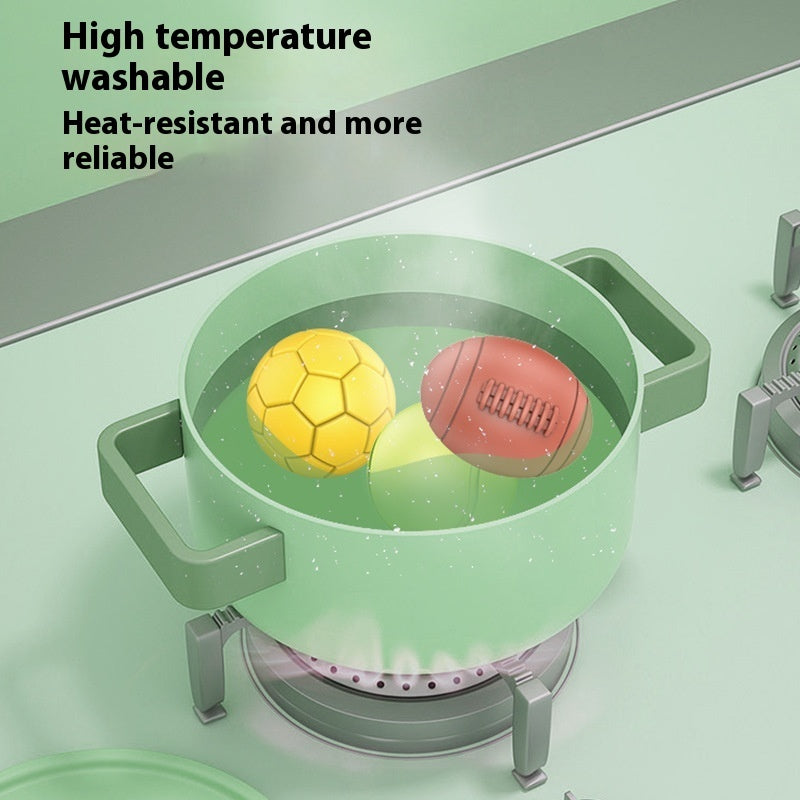 Silicone Manhattan Grip Training Ball - Baby Touch Perception & Sensory Development Toy