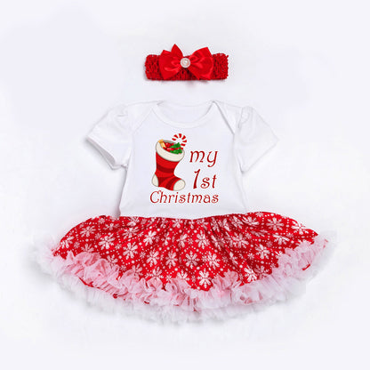 Adorable Dot Short Sleeve Baby Gown - Soft & Comfortable Sleepwear