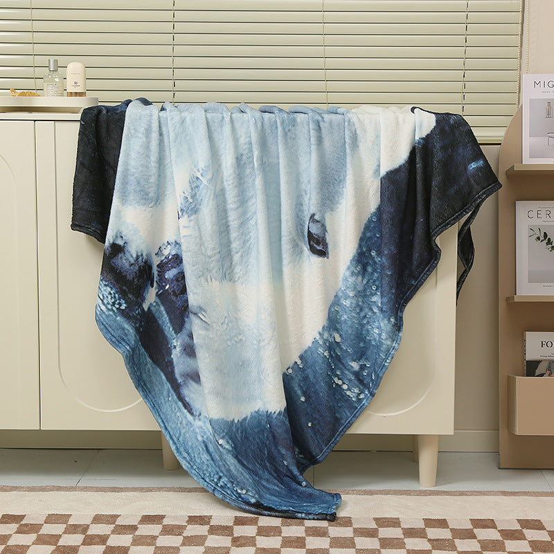 Baby Luminous Blanket - Cartoon Flannel Air Conditioner Quilt for Cribs & Naps