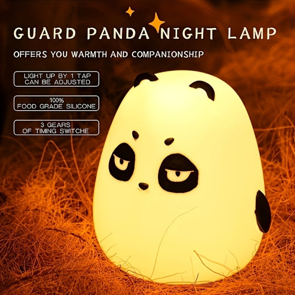 LED Rainbow Night Light - Color Changing Silicone Lamp with Touch Control & USB Charging