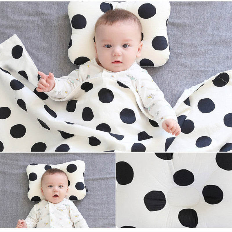 Baby Head Shaping Pillow - 3D Breathable Mesh Anti-Flat Head Pillow for Infants