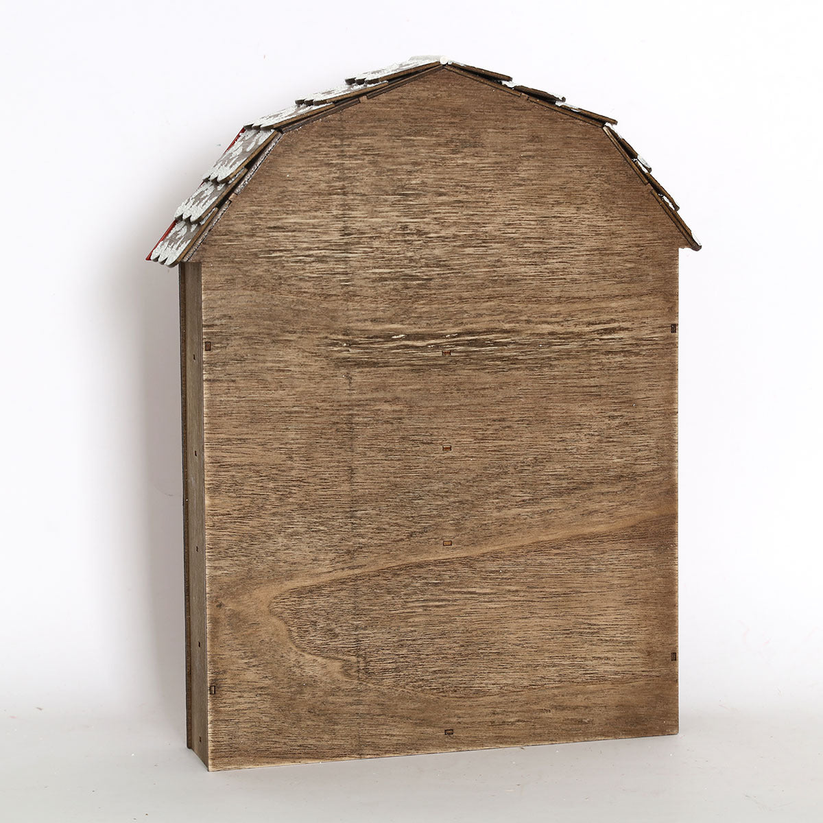 Christmas Wooden Countdown Calendar Barn American Country Ornaments