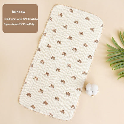 Baby Saliva Towel - Pure Cotton Drool Bibs & Face Washing Cloth for Newborns