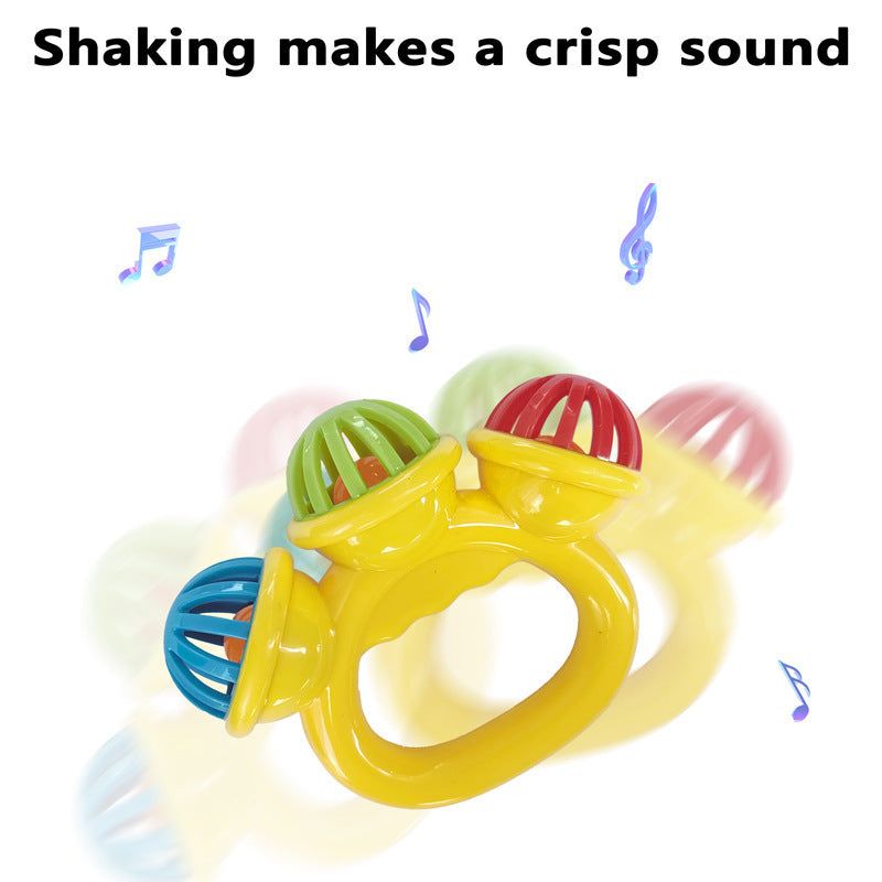 Baby Handbell Rattle - Educational Sensory Toy for Infants & Toddlers