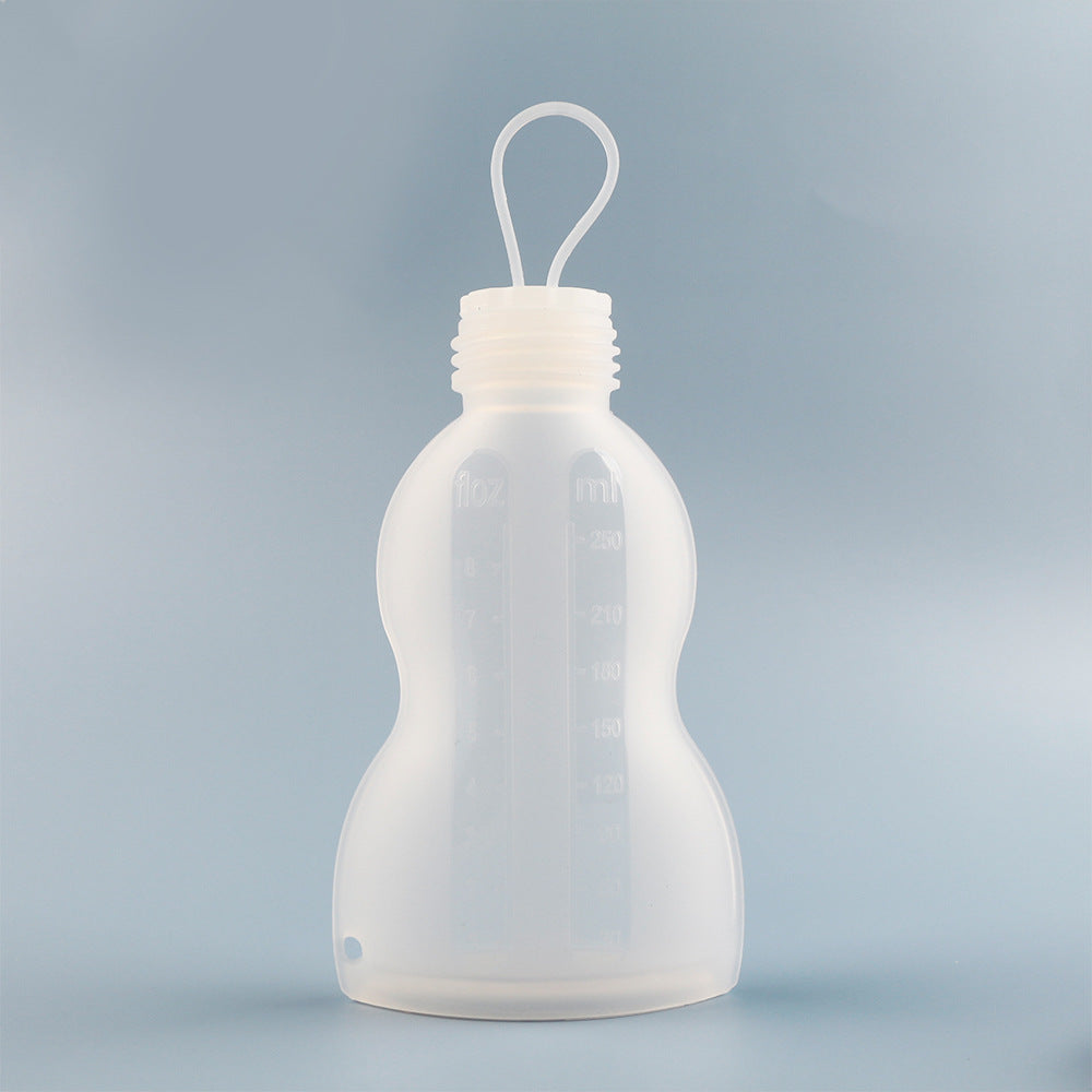 Reusable Silicone Breast Milk Storage Bag - 250ml Portable & Leak-Proof