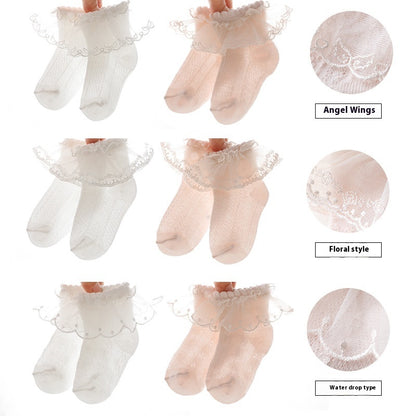 Baby Lace Socks - Frilly Ankle Socks for Infants & Toddlers