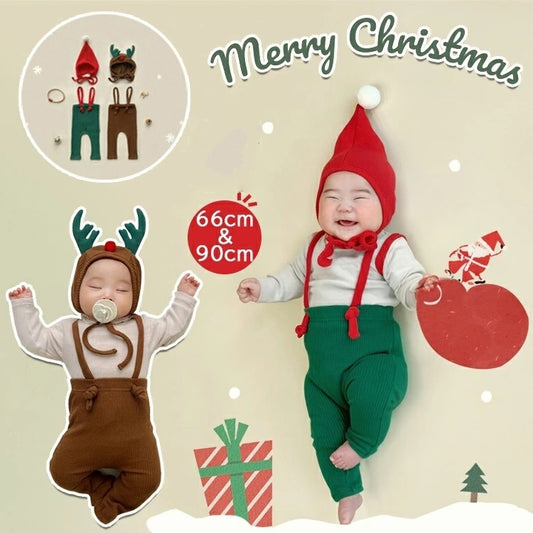 New Baby Overalls In Christmas style