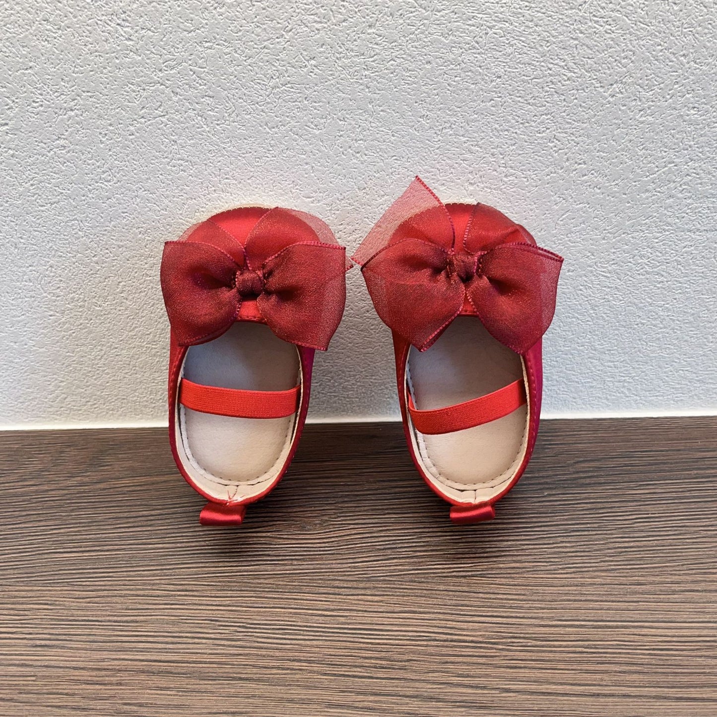 Toddler Princess Shoes - Soft Bottom Bow Velcro Pumps for Girls