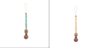 Baby Products Soothing Beech Wood Clip Pacifier Chain