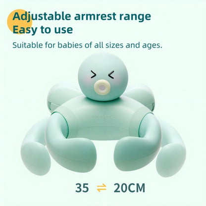 Baby Standing Bath Support - Wall Mount Adjustable Height Suction Cup Bathtub Holder - Free Shipping