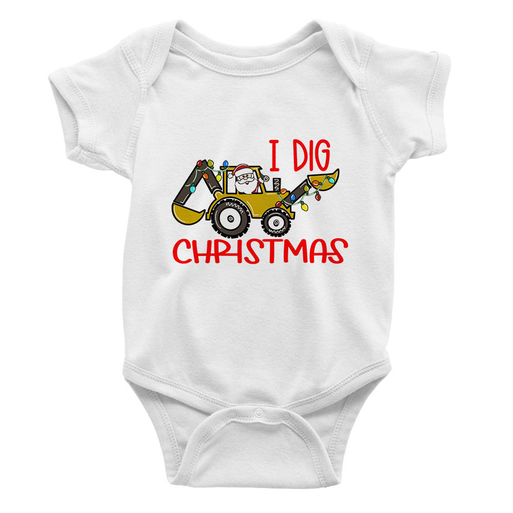 Baby Cotton Romper - Soft Short Sleeve Jumpsuit for Infants & Toddlers