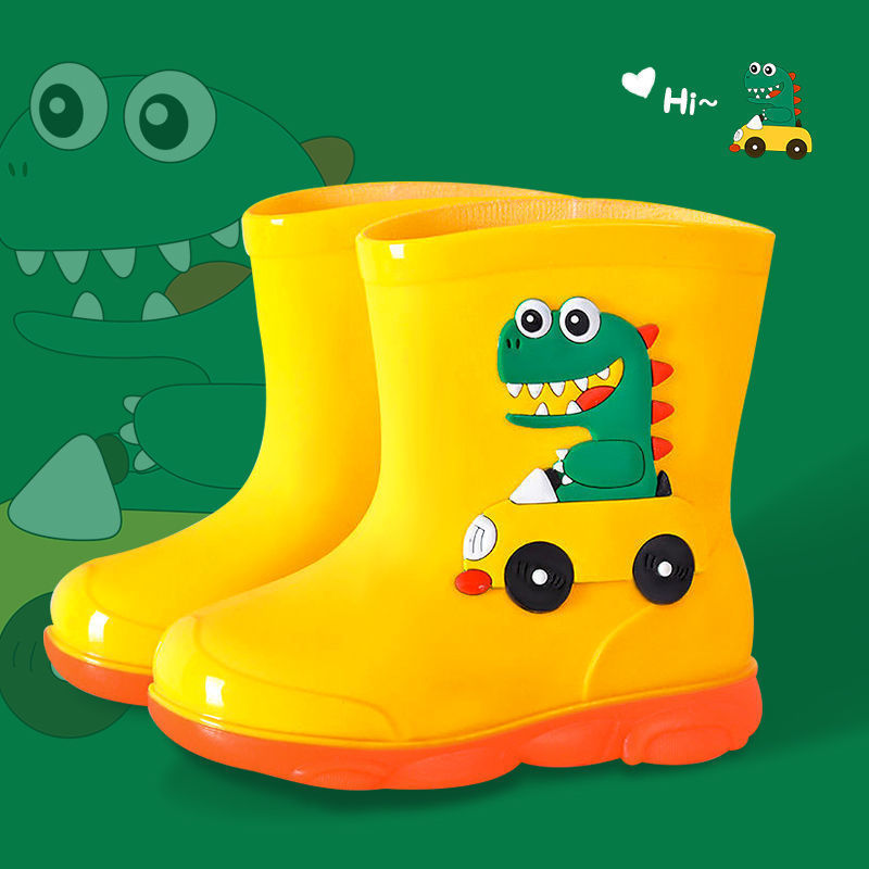 Non-Slip Velvet Rain Boots for Kids & Babies - Stylish Waterproof Rubber Shoes - Free Shipping