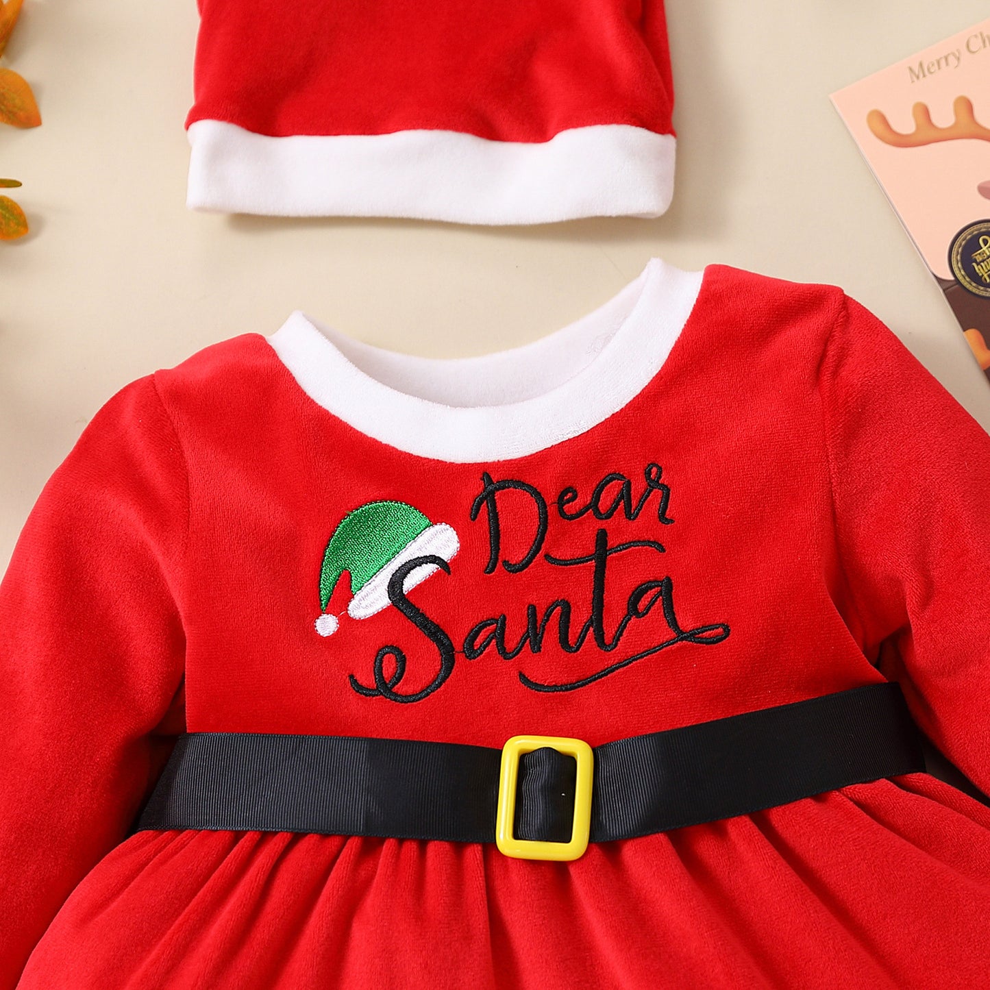 Girls Christmas Winter Outfit - Festive Holiday Dress for Ages 1-5 Years