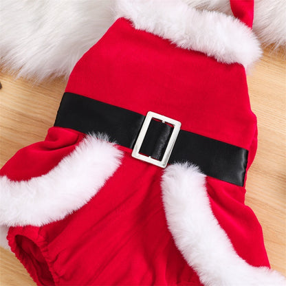 Christmas Baby Romper - Adorable Halter Spaghetti Strap Jumpsuit for Infants & Toddlers