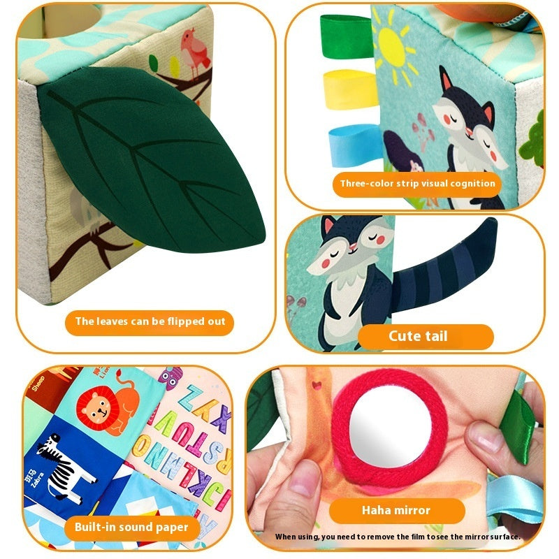 Early Education Simulation Tissue Box Toy - Baby Tear-Proof Paper Extraction Learning Toy - Free Shipping