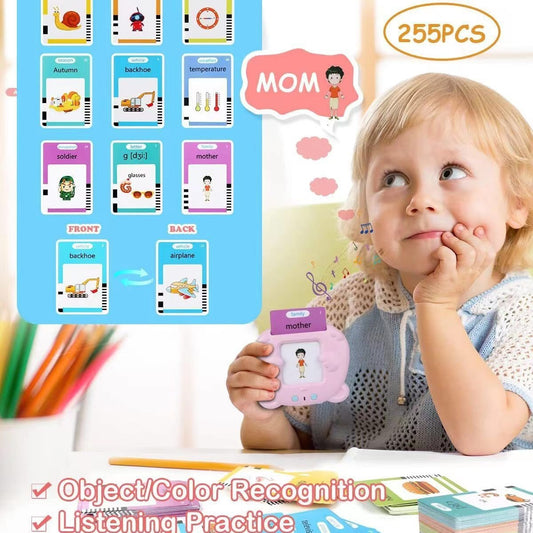Cross-border Flash Cards Bear Treasure Card Machine Children Early Education Learning Foreign Language Card Machine Puzzle Learning Machine