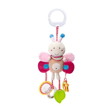 Baby Stroller Plush Toy - Hanging Rattle Mobile for Newborns 0-12 Months