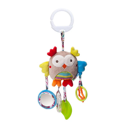 Baby Stroller Plush Toy - Hanging Rattle Mobile for Newborns 0-12 Months