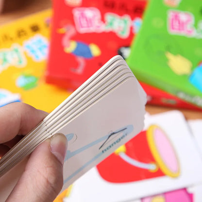 32-Piece Montessori Matching Cards - Educational Puzzle for Toddlers | Animal, Color & Shape Learning