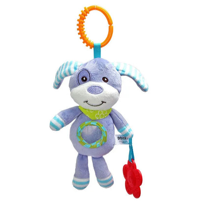 Baby Stroller Plush Toy - Hanging Rattle Mobile for Newborns 0-12 Months