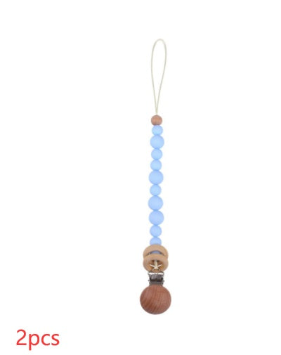 Baby Products Soothing Beech Wood Clip Pacifier Chain