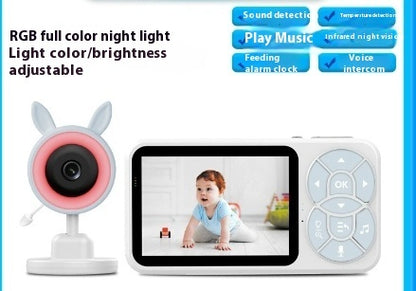 Smart Baby Monitor with VOX Mode, Night Vision & Full Color Display - Free Shipping