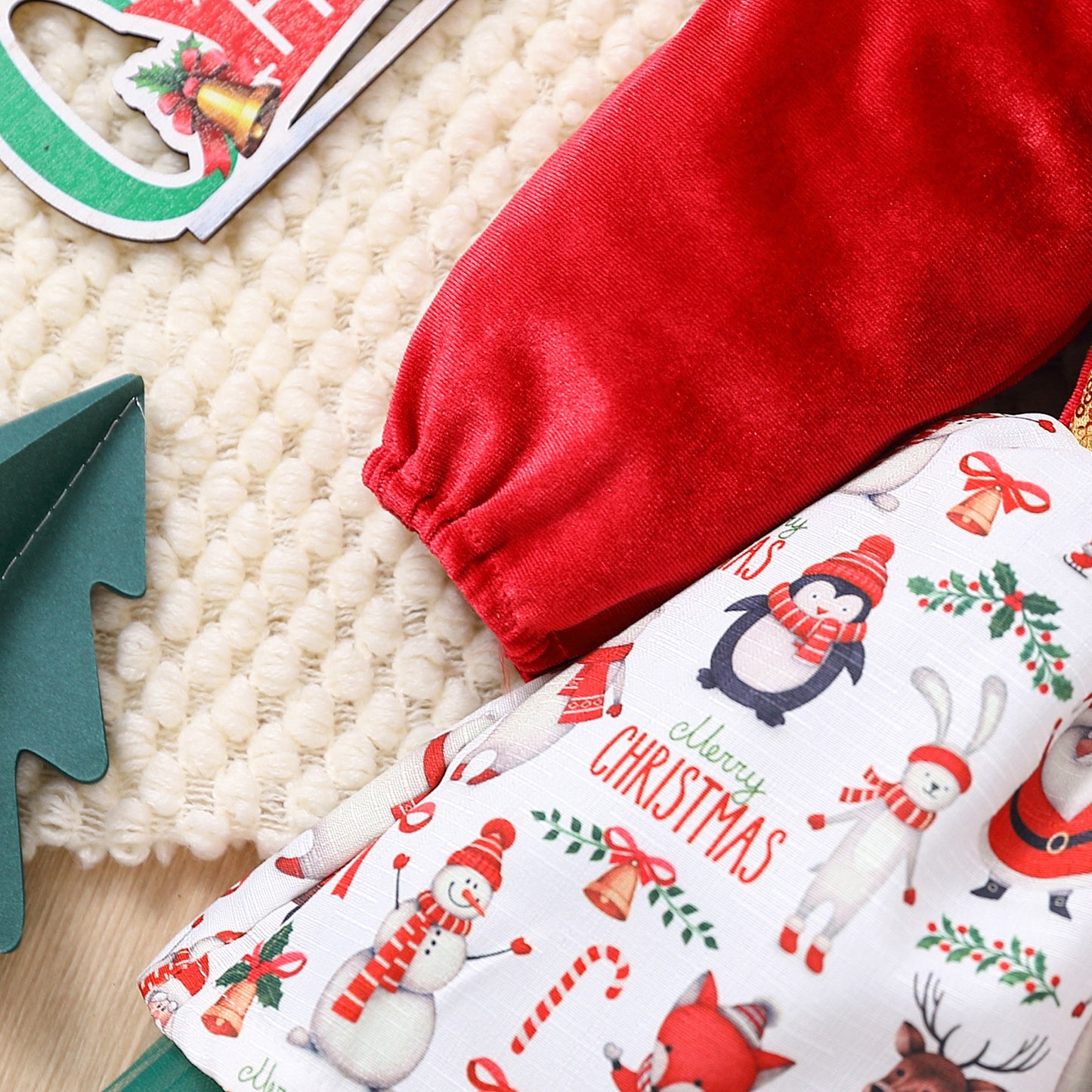 Girls Christmas Winter Outfit - Festive Holiday Dress for Ages 1-5 Years