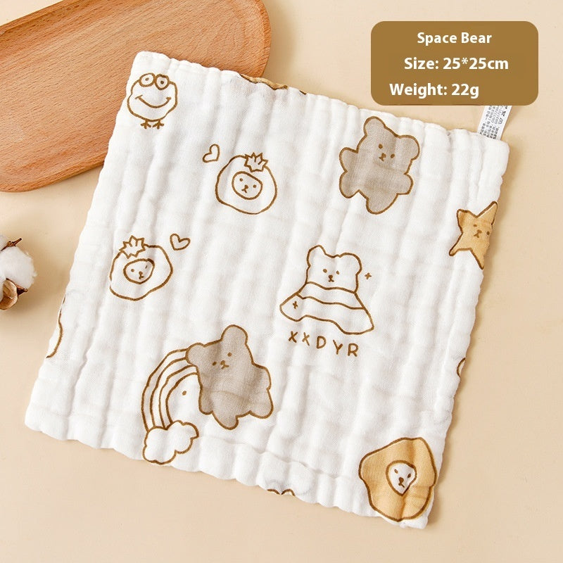 Baby Saliva Towel - Pure Cotton Drool Bibs & Face Washing Cloth for Newborns