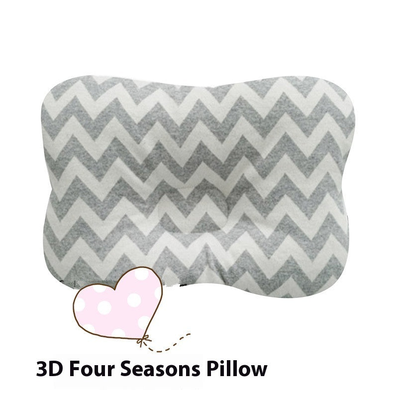 Baby Head Shaping Pillow - 3D Breathable Mesh Anti-Flat Head Pillow for Infants
