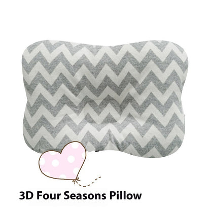 Baby Head Shaping Pillow - 3D Breathable Mesh Anti-Flat Head Pillow for Infants
