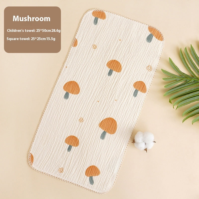 Baby Saliva Towel - Pure Cotton Drool Bibs & Face Washing Cloth for Newborns