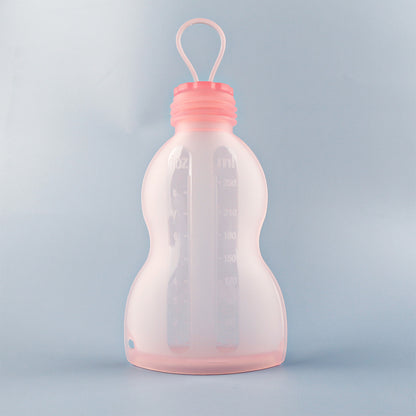 Reusable Silicone Breast Milk Storage Bag - 250ml Portable & Leak-Proof