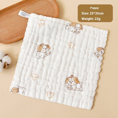 Baby Saliva Towel - Pure Cotton Drool Bibs & Face Washing Cloth for Newborns