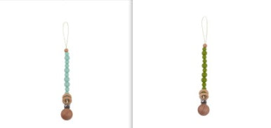 Baby Products Soothing Beech Wood Clip Pacifier Chain