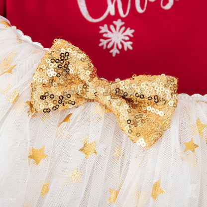 Christmas Baby Jumpsuit - Long Sleeve Holiday Romper for Autumn & Winter