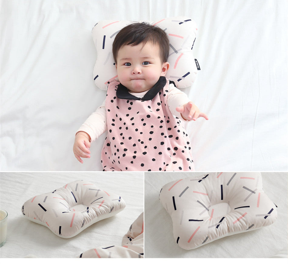 Baby Head Shaping Pillow - 3D Breathable Mesh Anti-Flat Head Pillow for Infants