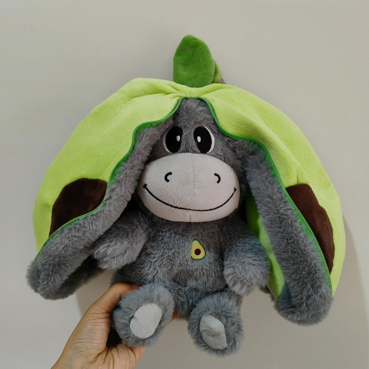 Cute Strawberry Avocado Donkey Baby Sleeping Music Doll - Early Education Plush Toy - Free Shipping
