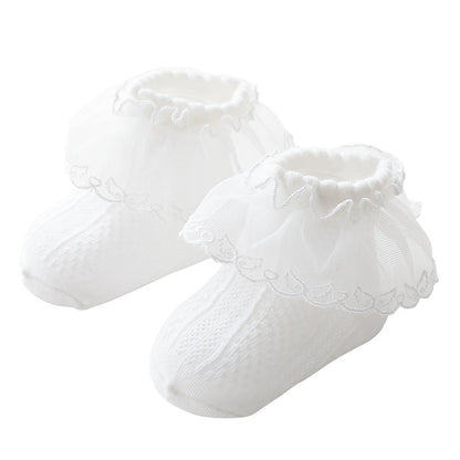 Baby Lace Socks - Frilly Ankle Socks for Infants & Toddlers