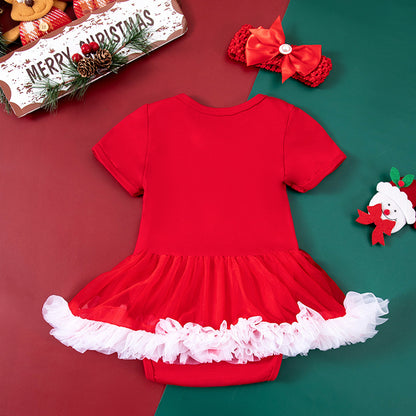 Adorable Dot Short Sleeve Baby Gown - Soft & Comfortable Sleepwear